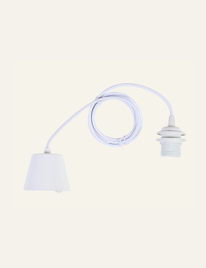 valaisinripustusjohto valkoinen - 2