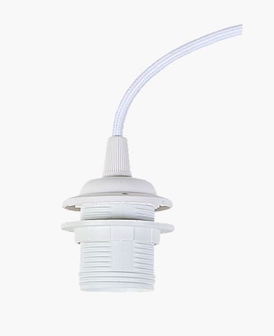 Valaisinjohto valkoinen - 300 cm valkoinen - 1