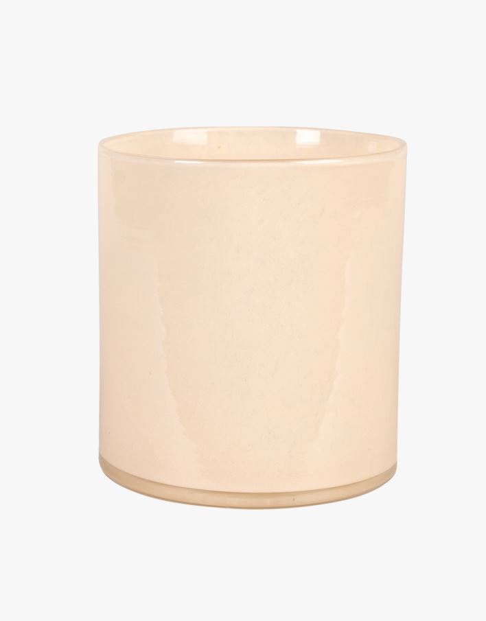 Kynttilälyhty vaalean beige - 8,5x8,5x9,5 cm vaalean beige - 1