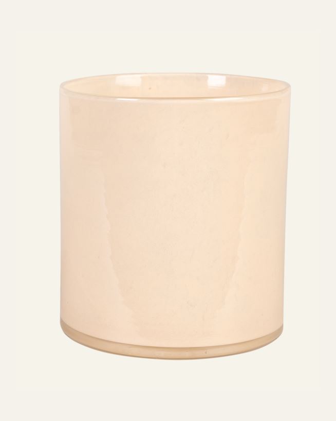 Kynttilälyhty vaalean beige - 8,5x8,5x9,5 cm vaalean beige - 1