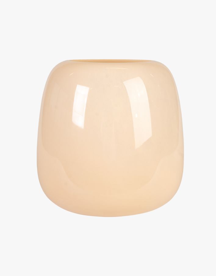 Maljakko vaalean beige - 22,5x22,5x26 cm vaalean beige - 1