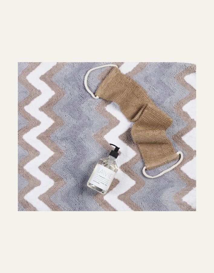 Kylpyhuoneenmatto moniväri/sininen - 3