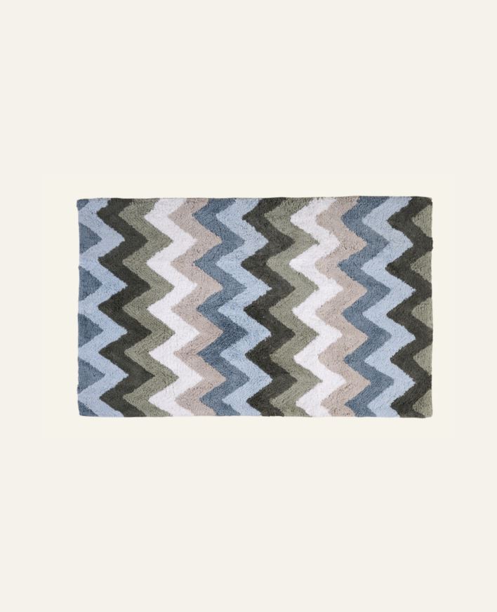 Kylpyhuoneenmatto moniväri - 55x90 cm moniväri - 1