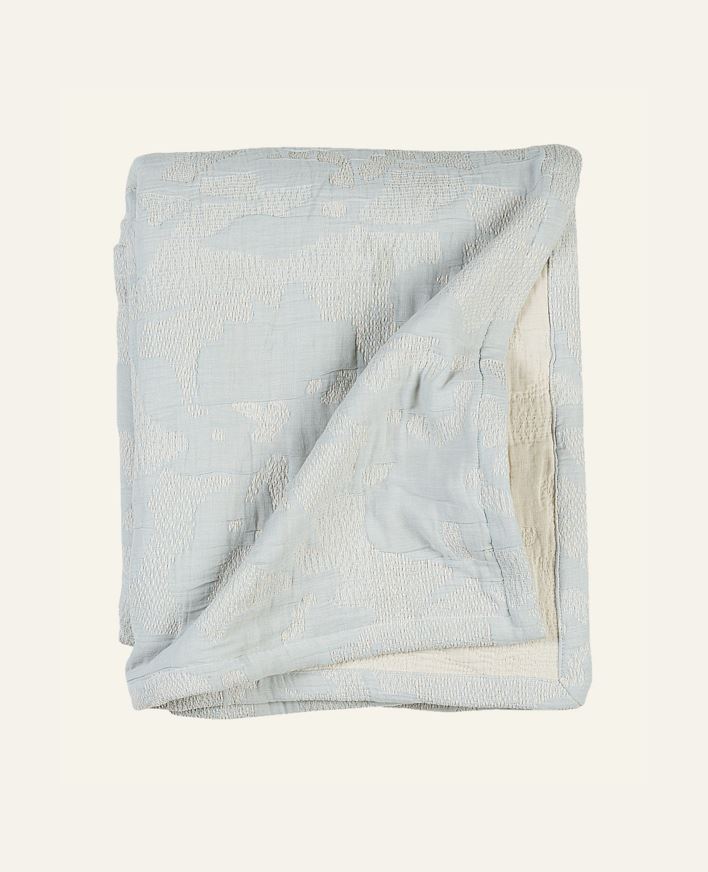 Päiväpeitto vaaleansininen - 240x240 cm vaaleansininen - 1