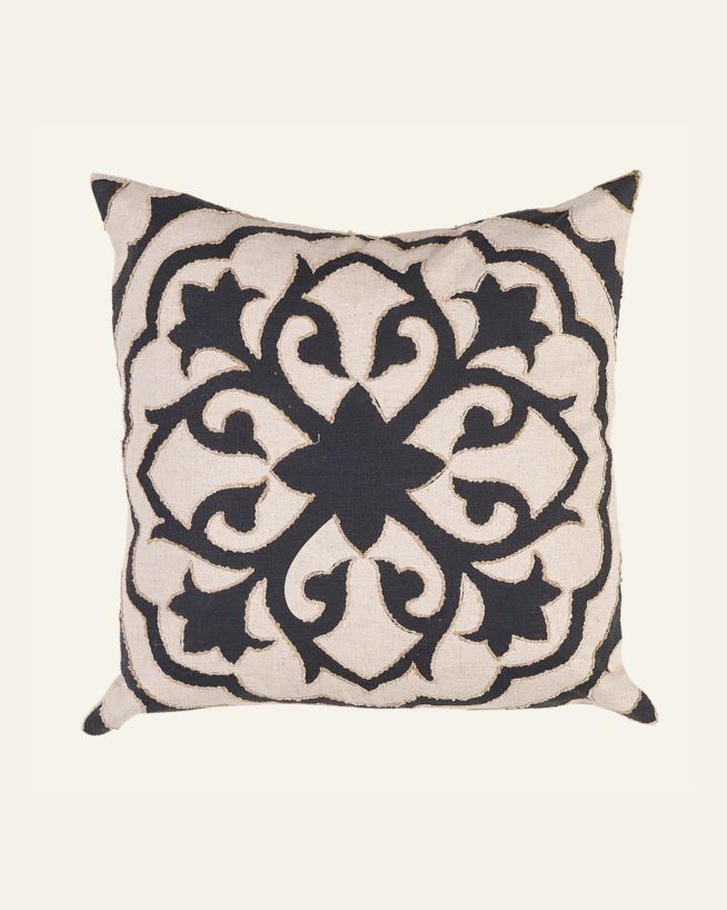 Koristetyynynpäällinen moniväri/musta - 50x50 cm moniväri/musta - 1