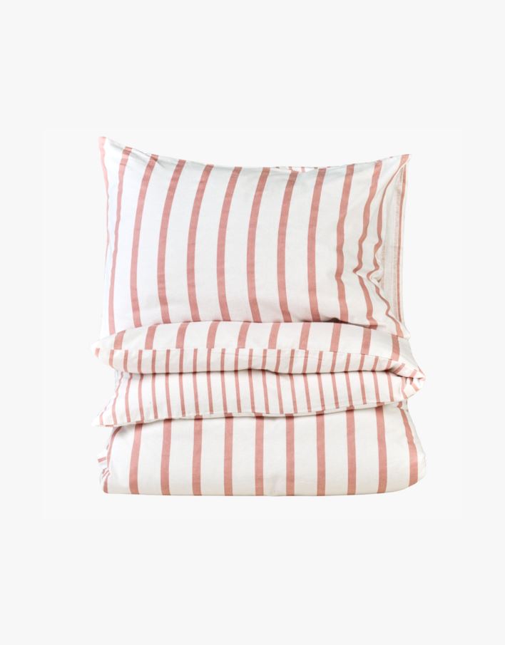 Flanellipussilakanasetti vanha roosa - 150x210 cm vanha roosa - 1