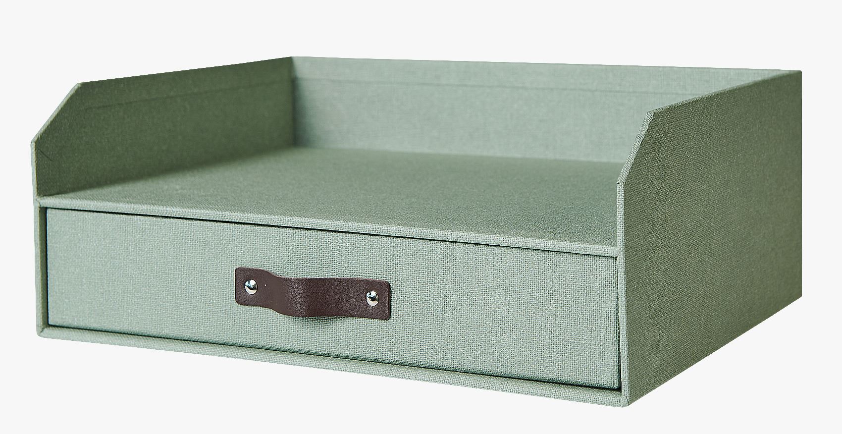 Kirjeteline vaaleanvihreä - 33,5x25,5x13 cm vaaleanvihreä - 1