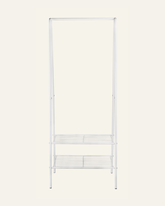 Naulakko valkoinen - 60x45x152 cm valkoinen - 1