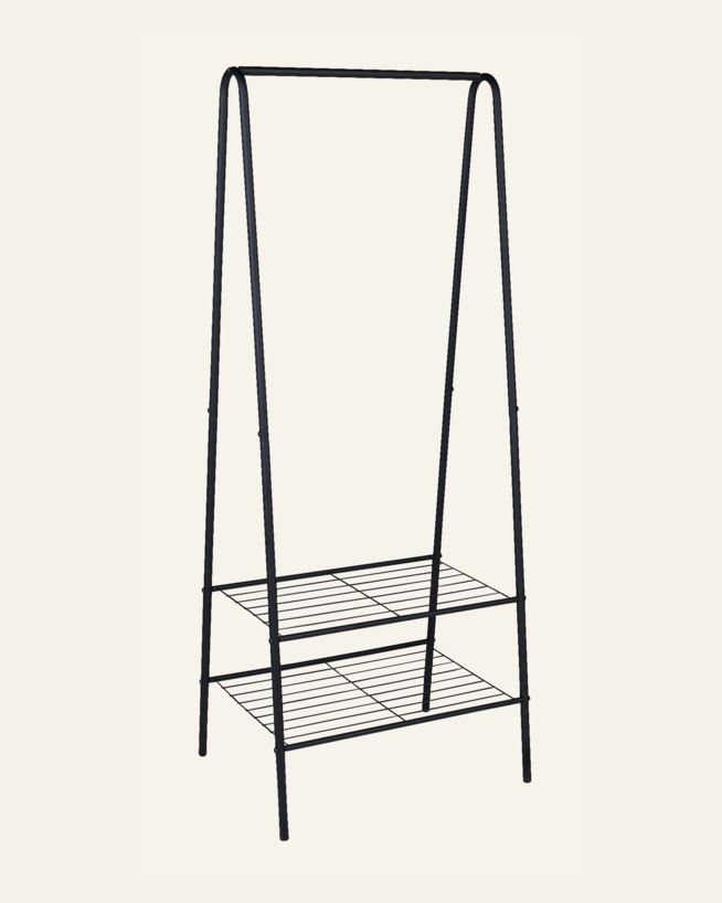 Naulakko musta - 60x45x152 cm musta - 1