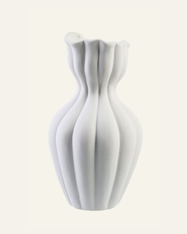 Maljakko vaalean beige - 13,8x25,5 cm vaalean beige - 1