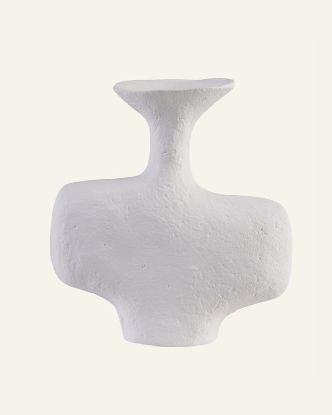 Maljakko valkoinen - 20x6,5x21 cm valkoinen - 1