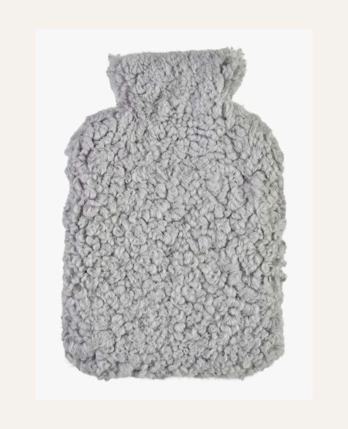 Kuumavesipullo vaaleanharmaa - 27x37 cm vaaleanharmaa - 1