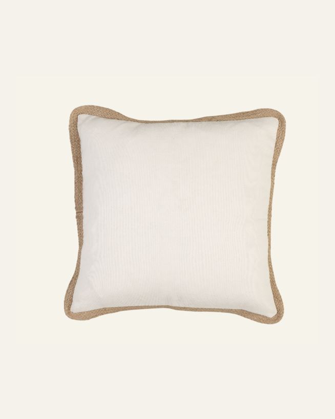 Koristetyynynpäällinen luonnonvalkoinen - 50x50 cm luonnonvalkoinen - 1