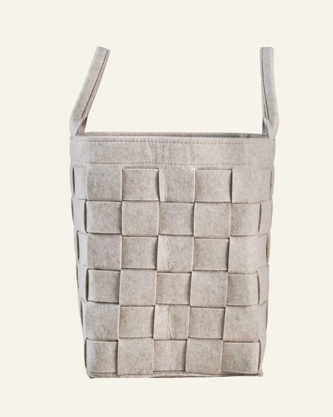 Pyykkikori beige - 34x34x50 cm beige - 1