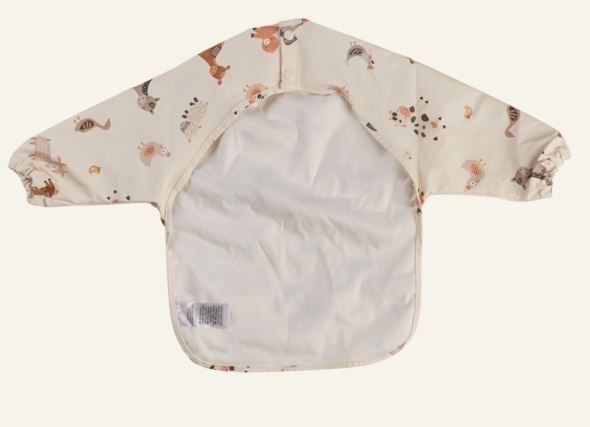 Hihallinen ruokalappu beige - 3