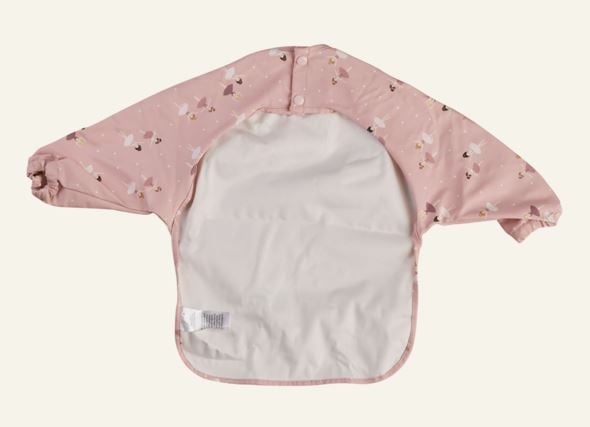 Hihallinen ruokalappu roosa - 3