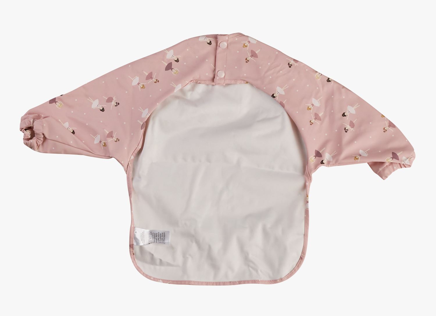 Hihallinen ruokalappu roosa - 3