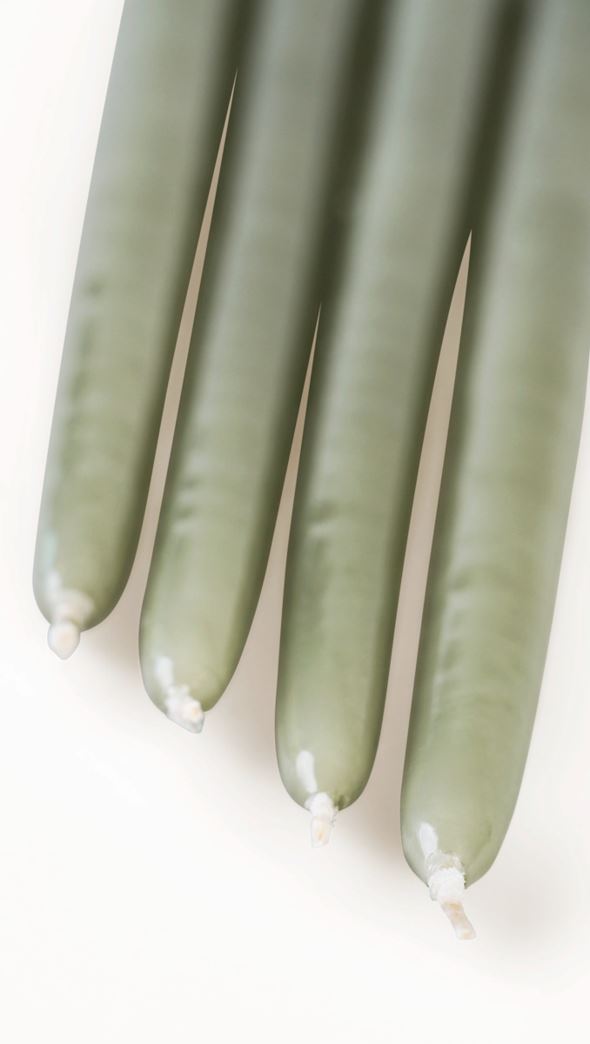 Kruunukynttilä harmaanvihreä - 2