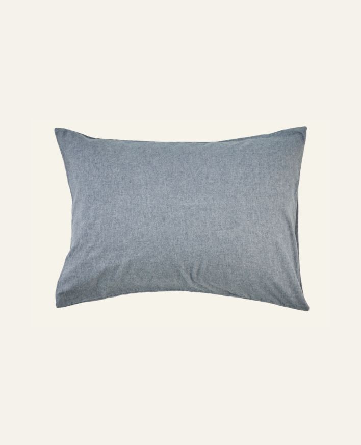 Tyynyliina lankavärjättyä puuvillaa harmaasininen - 50x60 cm harmaasininen - 1