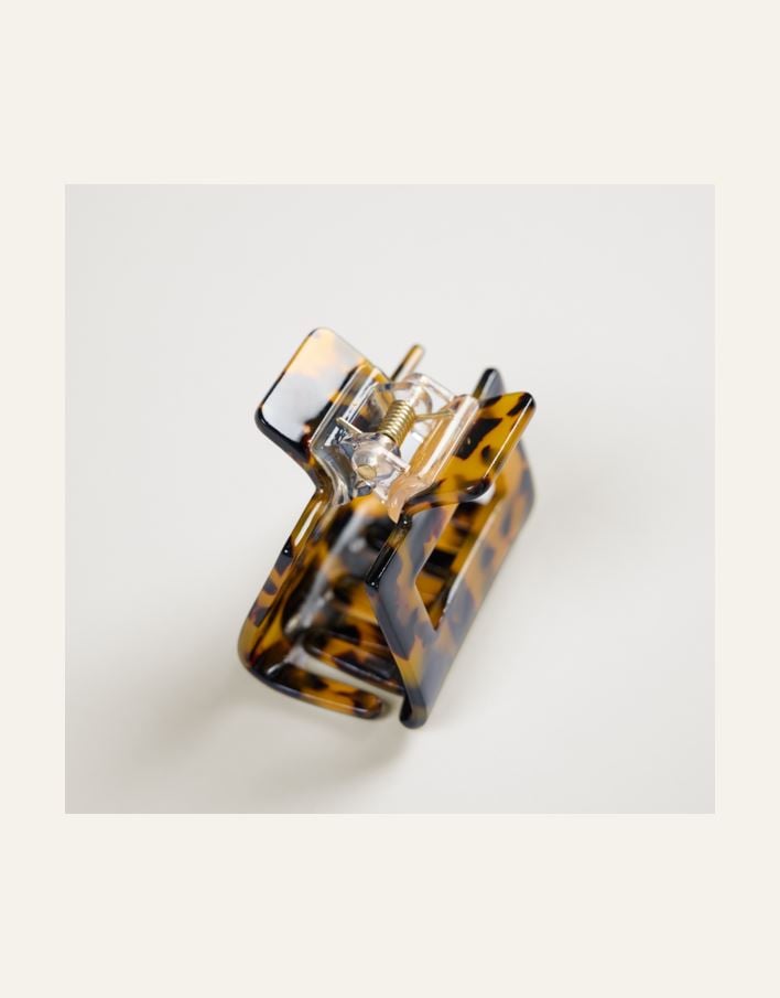 Hiusklipsi tummanruskea - 2