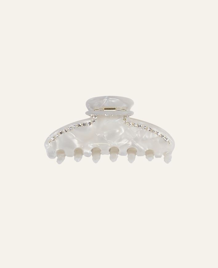 Hiusklipsi luonnonvalkoinen - 4,2x8,8x3,8 cm luonnonvalkoinen - 1