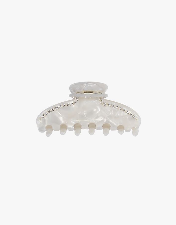 Hiusklipsi luonnonvalkoinen - 4,2x8,8x3,8 cm luonnonvalkoinen - 1