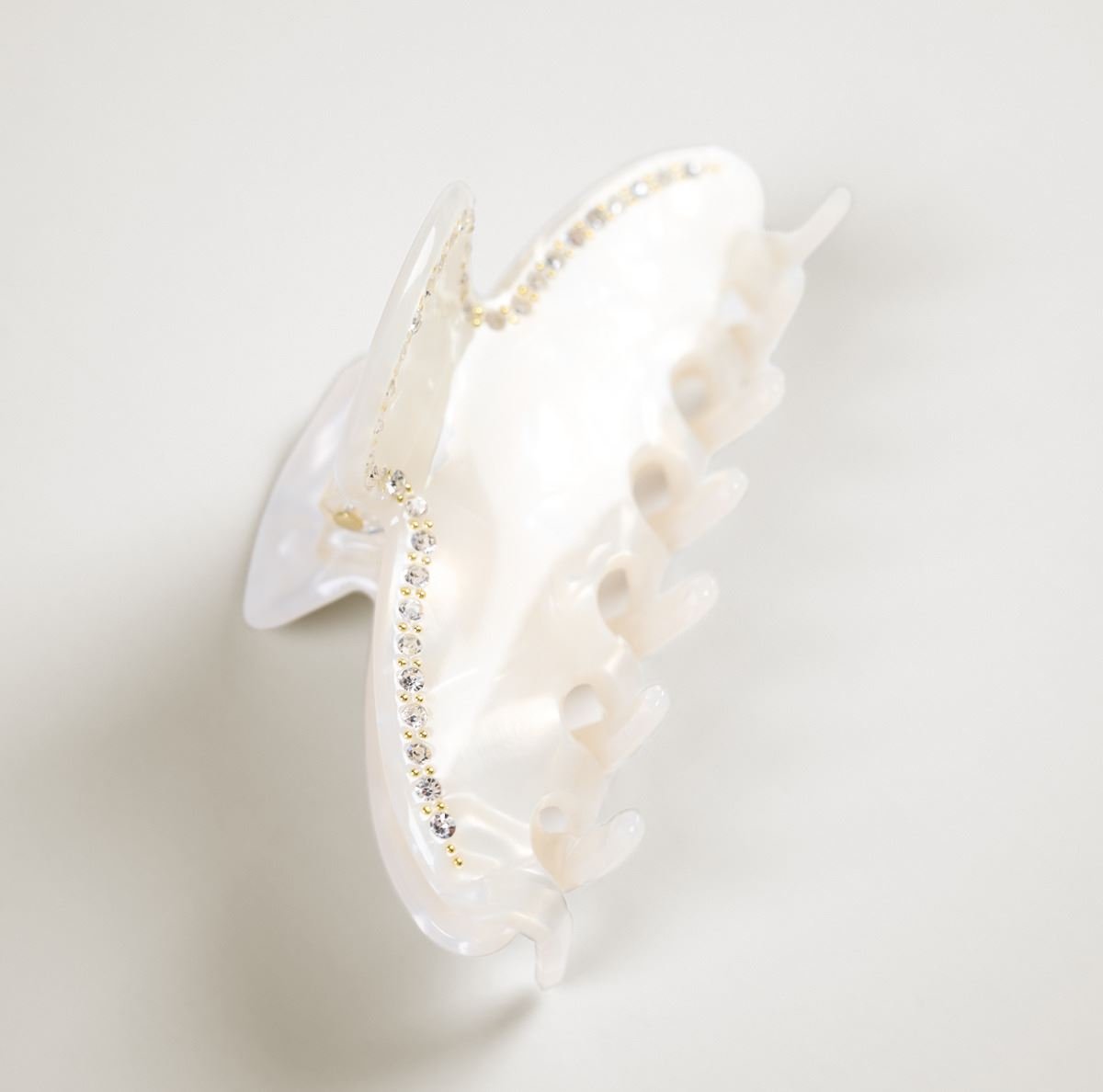 Hiusklipsi luonnonvalkoinen - 2