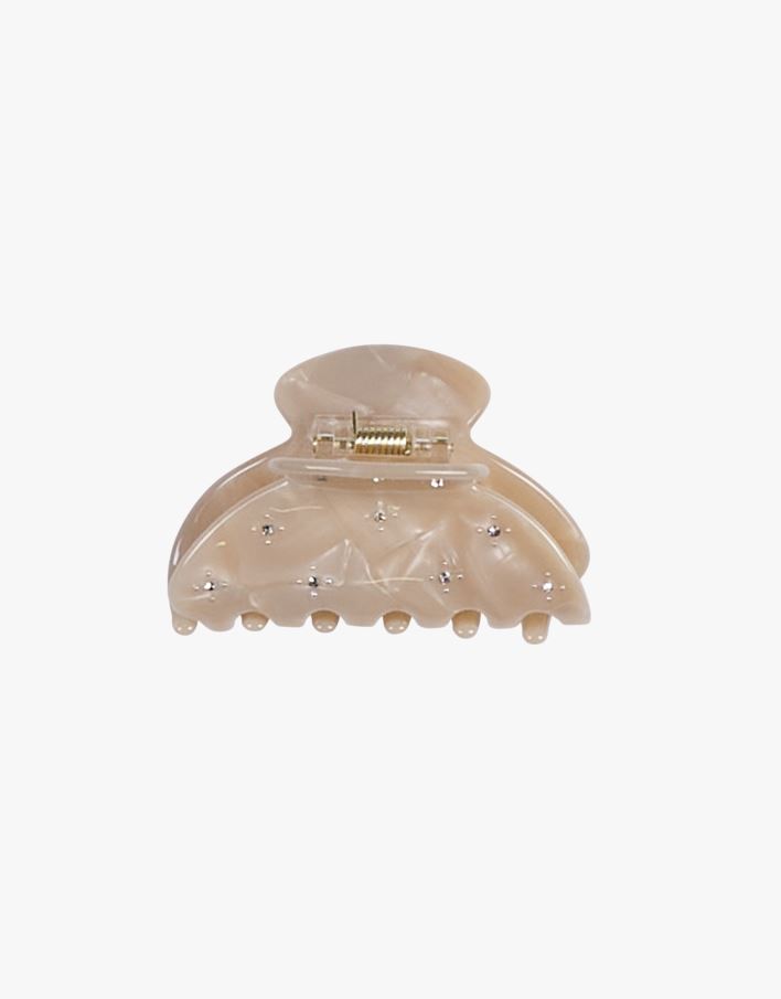 Hiusklipsi beige - 4,6x8,6x4,5 cm beige - 1