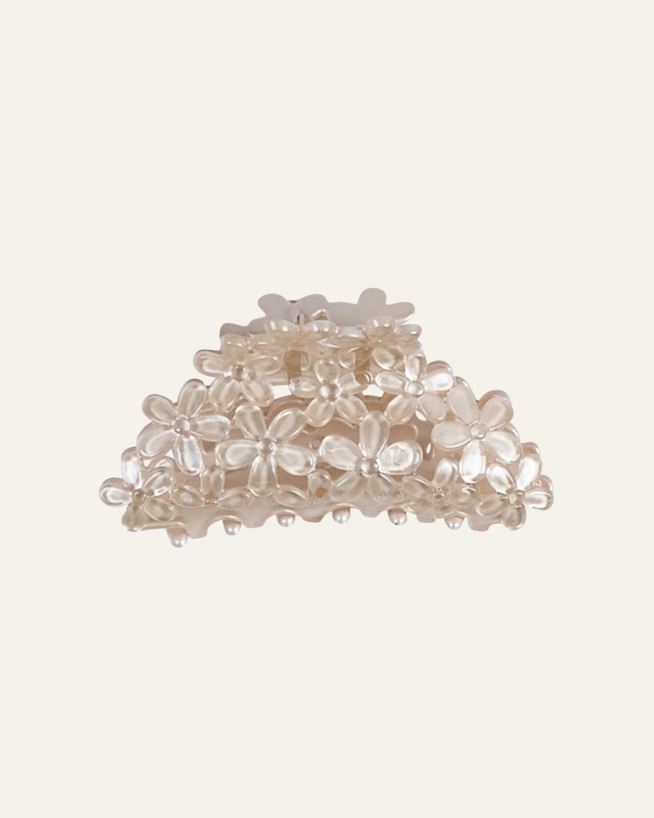 Hiusklipsi beige - 4,5x9,7x4,3 cm beige - 1