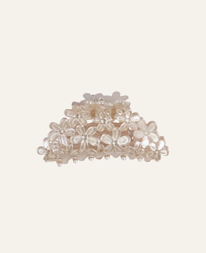 Hiusklipsi beige - 4,5x9,7x4,3 cm beige - 1