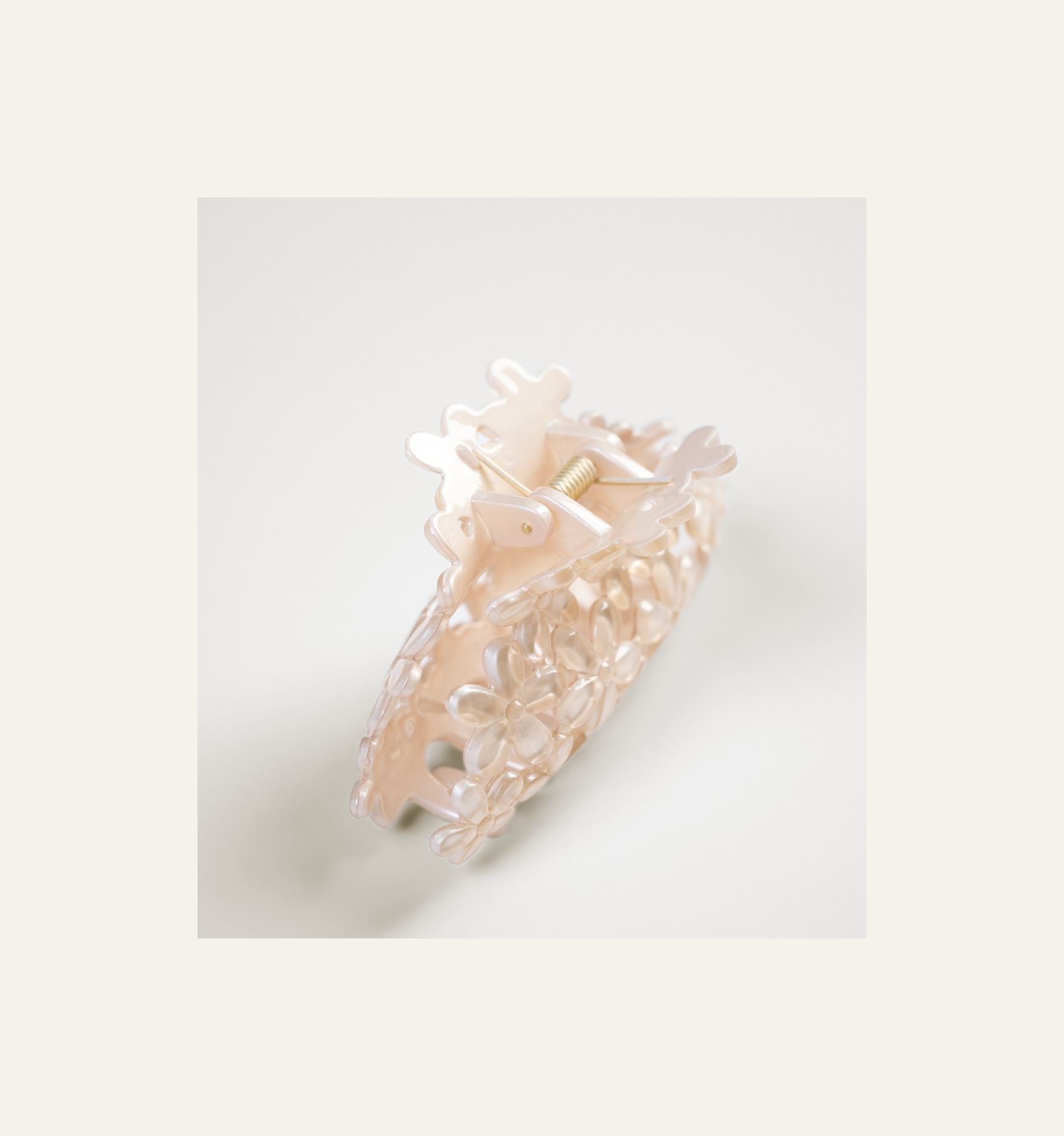 Hiusklipsi beige - 2