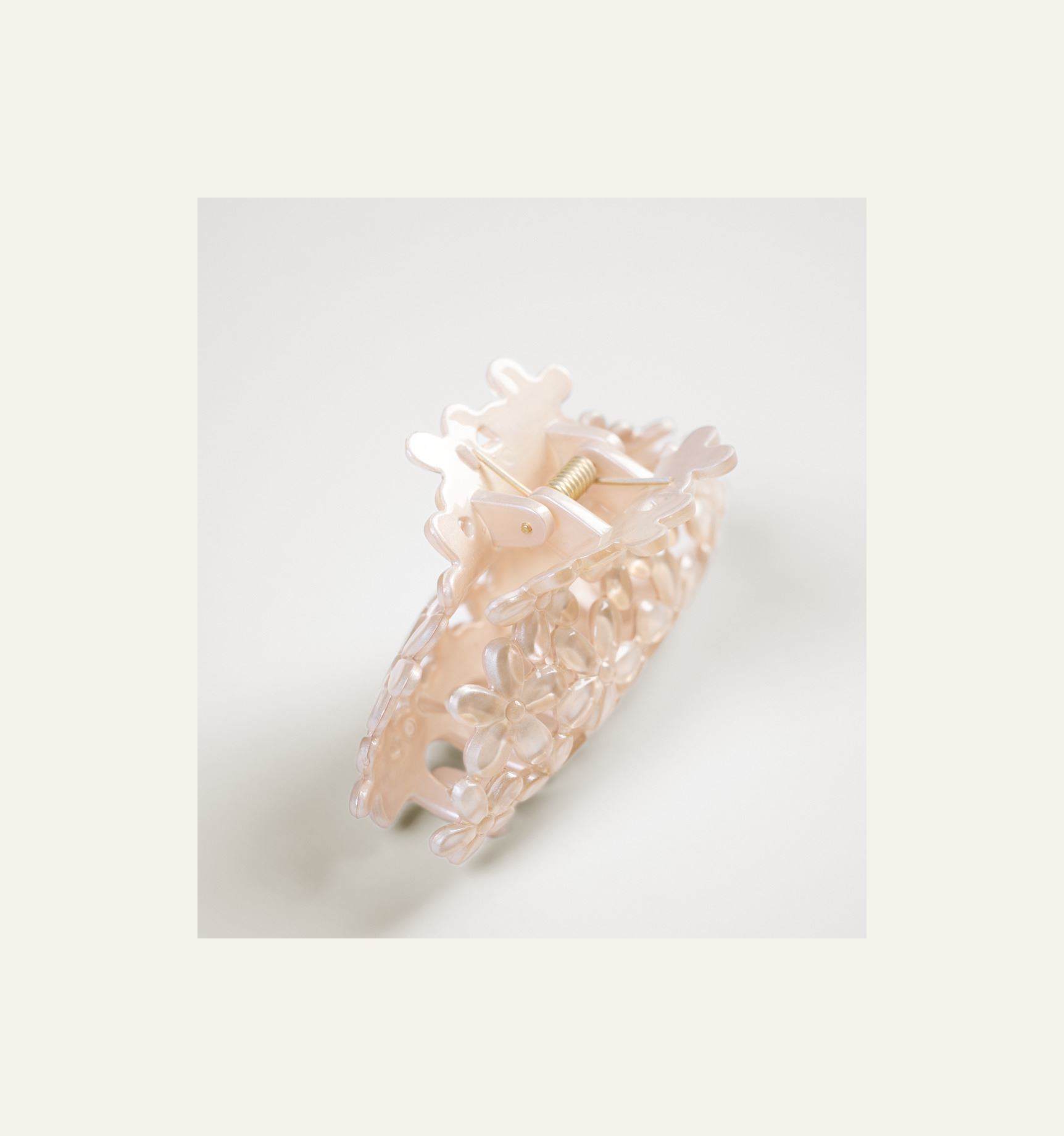 Hiusklipsi beige - 2