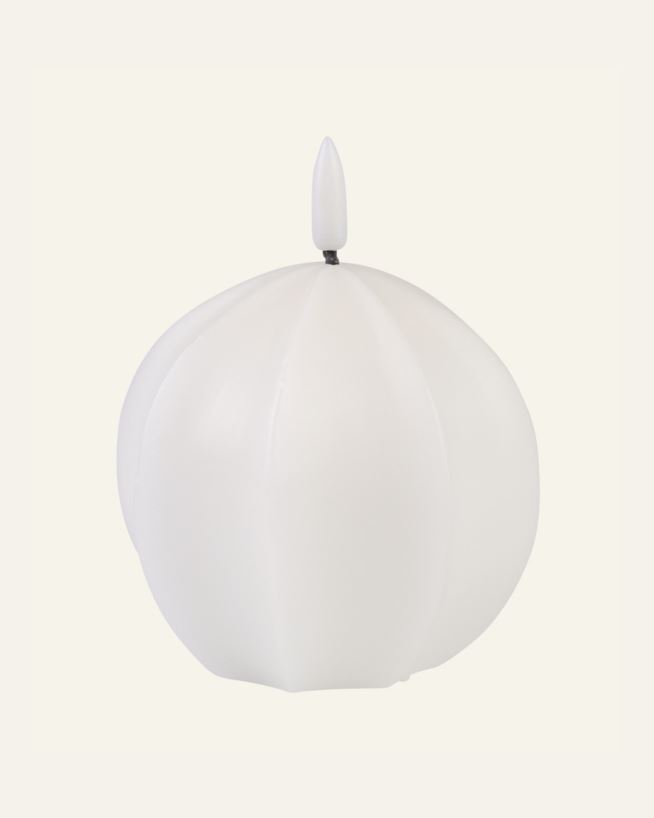 Led-kynttilä valkoinen - 9,5x9,5x12,5 cm valkoinen - 1