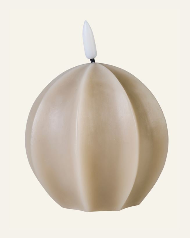 Led-kynttilä beige - 9,5x9,5x12,5 cm beige - 1