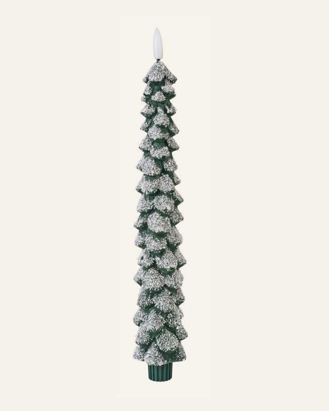 Led-kruunukynttilä vihreä - 6x6x34 cm vihreä - 1