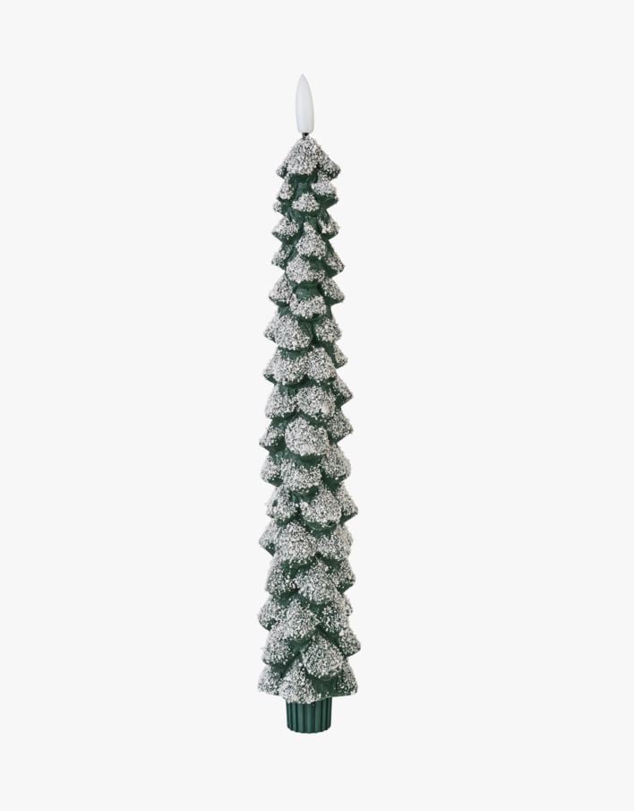 Led-kruunukynttilä vihreä - 6x6x34 cm vihreä - 1