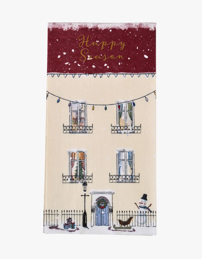 Ruokapaperiservetti moniväri/beige - 33x42 cm moniväri/beige - 1