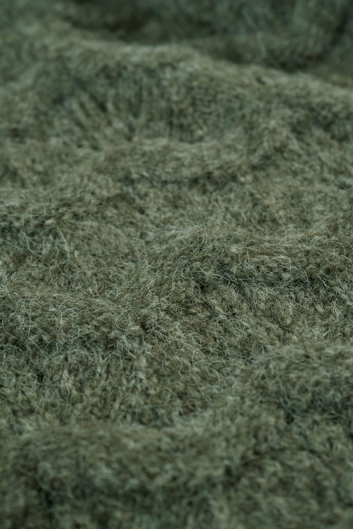 Knitted scarf oliivinvihreä - 3