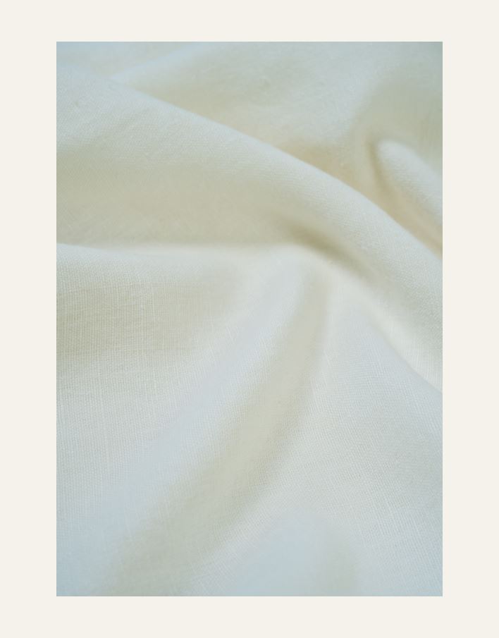 Pellavaverho valkoinen - 2