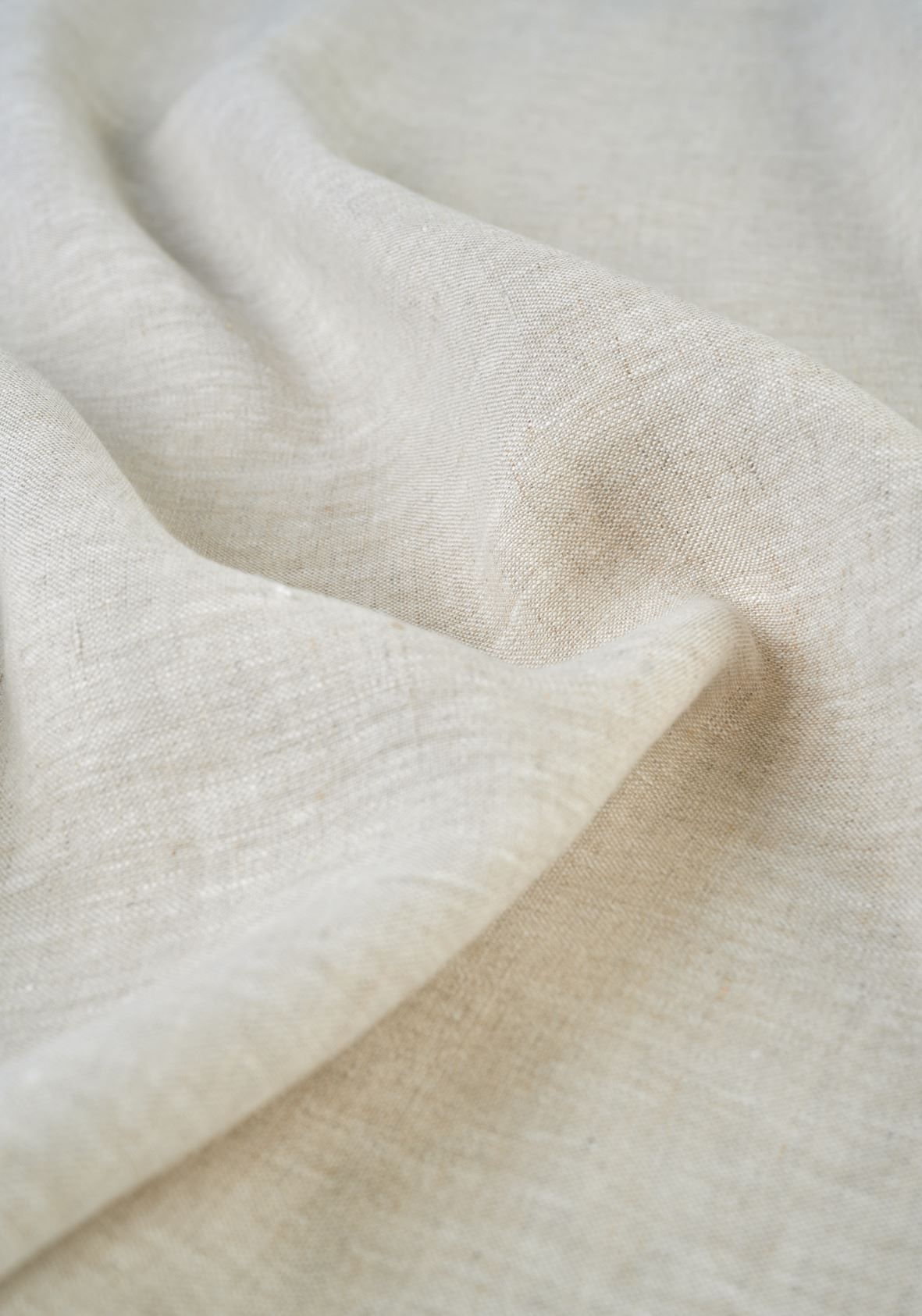 Pellavaverho vaalean beige - 5