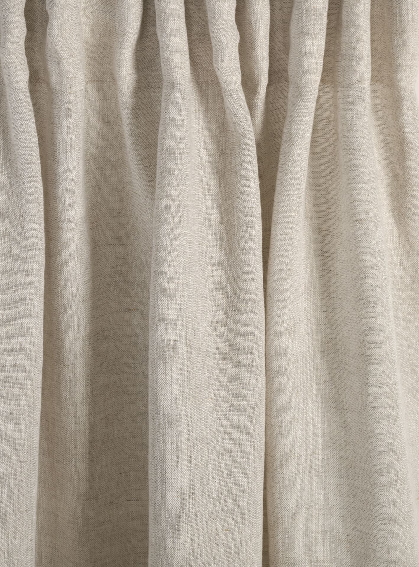 Pellavaverho vaalean beige - 2