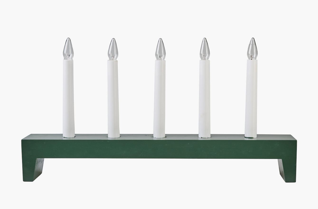 Kynttelikkö tummanvihreä - 45x6x23,5 cm tummanvihreä - 1