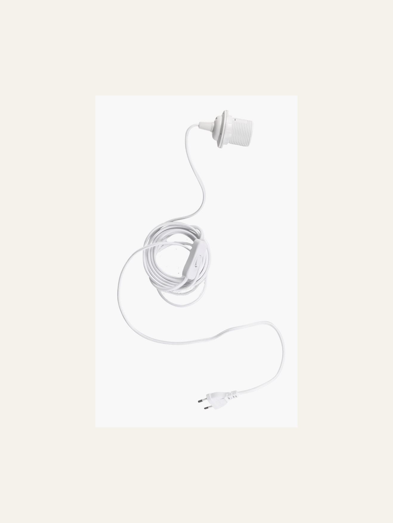 Valaisinjohto valkoinen - 2