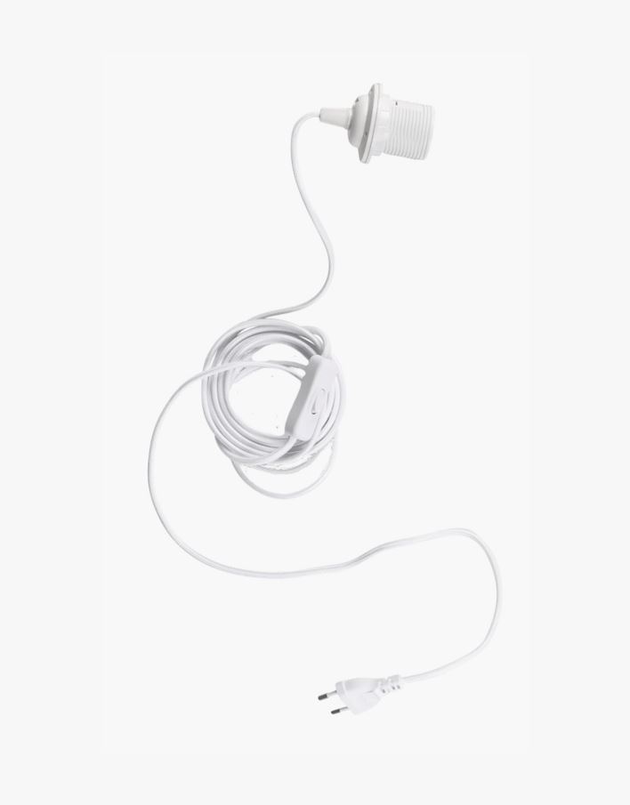 Valaisinjohto valkoinen - 300 cm valkoinen - 1