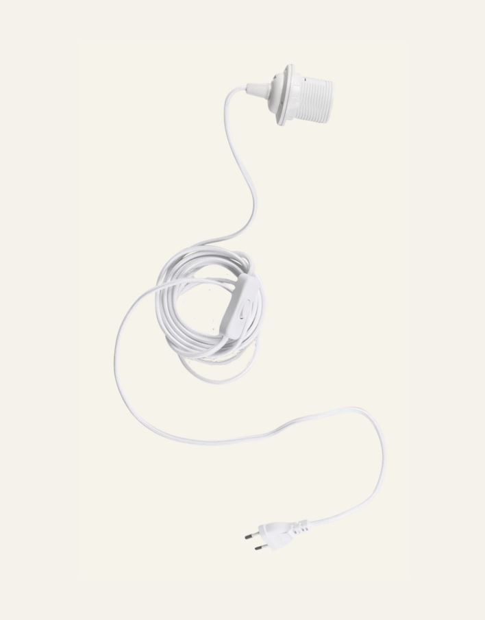 Valaisinjohto valkoinen - 2