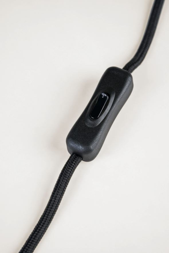 Valaisinjohto musta - 3