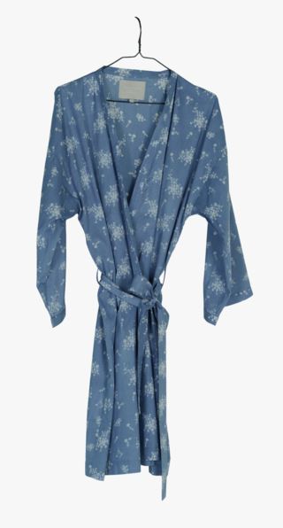 hemtex Sandy flower kimono sininen