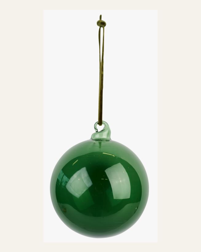 Joulupallo joulunvihreä - ø8 cm joulunvihreä - 1