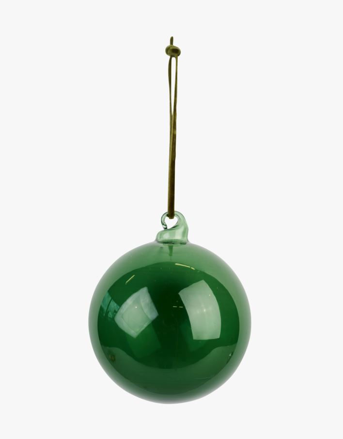 Joulupallo joulunvihreä - ø 8 cm joulunvihreä - 1