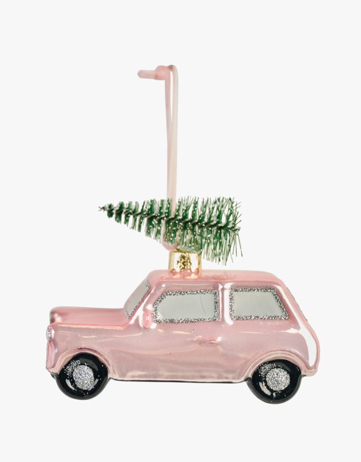 Joulukuusenkoriste roosa - 9,8x4,5x5,3 cm roosa - 1